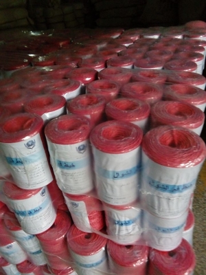 Customized Red Polypropylene Twine  For Baling 250KGF Tensile Strength