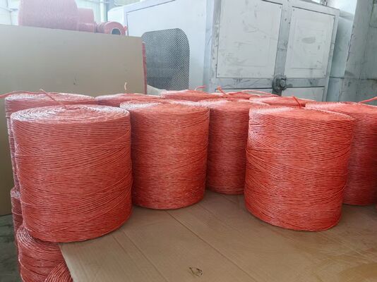Orange Yellow PP Baler Twine Featuring 380KGF Tensile Strength and 1-2 Years Acceptable Life Strong Bale Binding Material