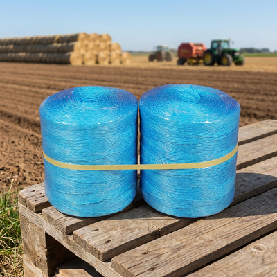 Recyclable Fibrillated PP Twine For Agricultural Plant Tying