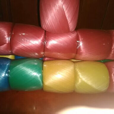 Filo colorato in PP Rafia per imballaggio uova, vendita calda nello Yemen, corda in PP Rafia